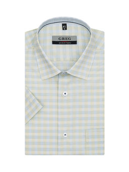 Сорочка мужская короткий рукав GREG 255/207/0222/1p STRETCH  фото 4