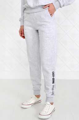 Арт. 7583 Брюки женские 44-52 (5 шт) Цвет:светло-серый меланж