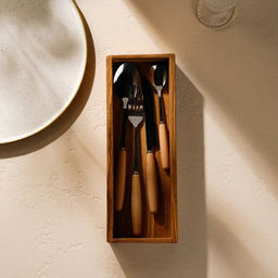 Лоток для столовых приборов и специй SL Home, 27×10×5 см, дуб