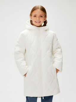 ACOOLA / Пальто детское для девочек Sonore молочный