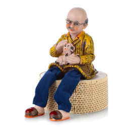 Фигурка Бабушка, Дедушка висячие ножки 25 см / LG210-AB /уп 96/микс - Галеонтрейд фото 2