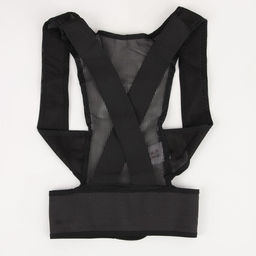 Цена за 2 шт. Массажёр - фиксатор для осанки, на липучках, размер M, чёрный