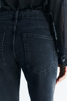 ZW COLLECTION RELAXED SLIM FIT MID-RISE JEANS - Zara фото 15