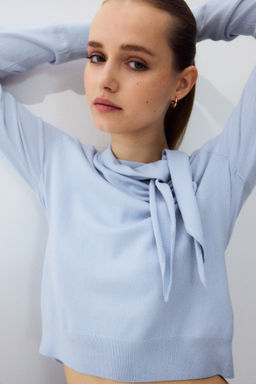 Jersey con cuello fular - H&m фото 3