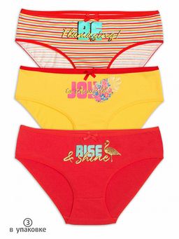 GULB4286(3шт. в упаковке) трусы для девочек