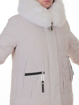 M-M02 MILK Куртка зимняя женская (200 гр. холлофайбер)