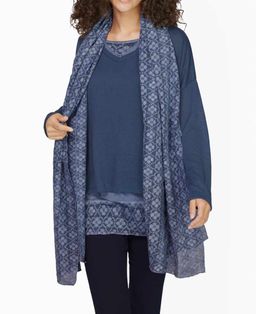 Тройка, синяя