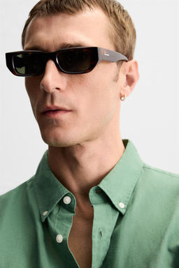 COTTON - LINEN SHIRT - Zara фото 39
