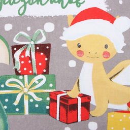 Набор полотенец Доляна Новогодние подарки 28х46 см - 2 шт, 100% хл, рогожка 164 г/м2  фото 4