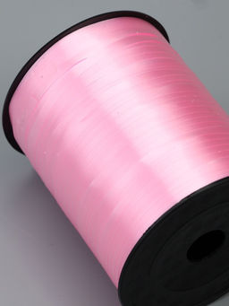 Лента для декора, подарков и шаров, светло-розовый, 0.5 см × 500 м