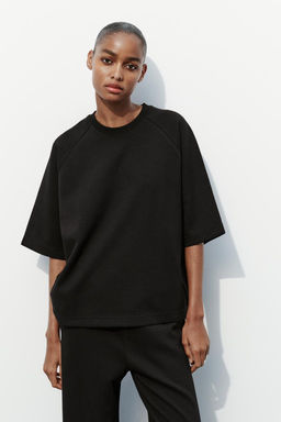 INTERLOCK OVERSIZE T-SHIRT - Zara фото 10