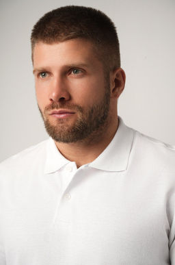 Мужской базовый лонгслив-поло Happyfox