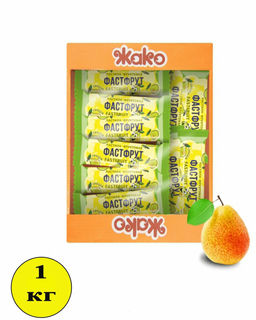 Пастила ФАСТФРУТ груша  1кг (ф/п)/Жако
