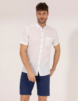 Рубашка Pierre Cardin Regular Fit белая