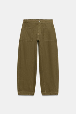 PANTAL?N BARREL ZW COLLECTION / Khaki