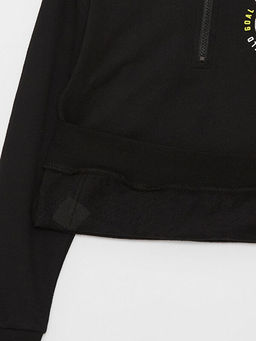 Kap??onlu Bask?l? Uzun Kollu Erkek ?ocuk Sweatshirt - Waikiki фото 2