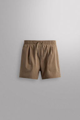 PANTALONES CORTOS T?CNICOS TRAINING / Marr?n claro