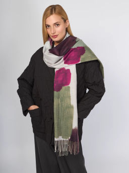 Палантин жен. виск+шерсть 70х198 LG33-185-15 - Labbra фото 5