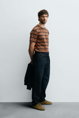 STRIPED JACQUARD T-SHIRT - Zara фото 4