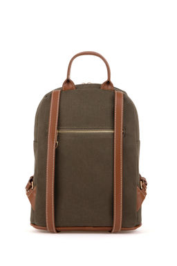 Женский холщовый рюкзак цвета хаки Неожиданная скидка в корзине - U.s. polo assn фото 5