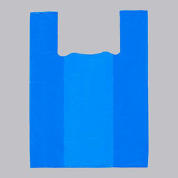 Цена за 100 шт. Пакет «Синий», полиэтиленовый, майка, 30×55 см, 17 мкм