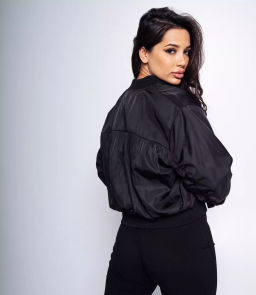 Бомбер #КТ2566, чёрный