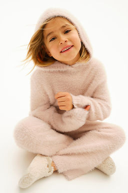 Leggings en punto efecto pelo