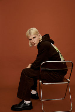 Sudadera con capucha y estampado Loose Fit - H&m фото 4