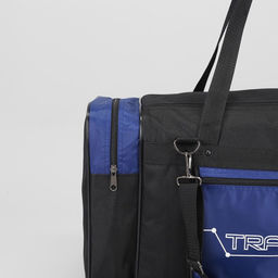 Сумка спортивная, отдел на молнии, 3 наружных кармана, синяя