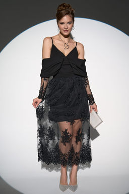 Платье Мэдж (чёрный) - Эльза фото 20