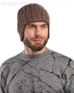 Оксворд Ушанка мужская флис (56-58)