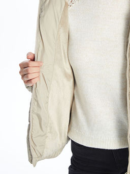 Kad?n Kap??onlu D?z ?i?me Mont - Waikiki фото 3