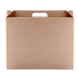 Цена за 5 шт. Коробка универсальная с ручкой, бурая, 34,5 х 8 х 27 см - Simaland фото 2