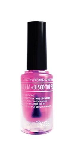 Latuage Средство для ногтей ЗАЩИТА DISCO TOP FLUO 8.5г