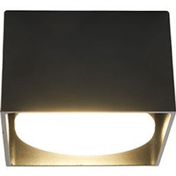 Светильник потолочный 12W, 230V, GX53, черный, HL360