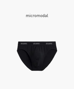 ATLANTIC MP-1577 Трусы спорт Modal черный  фото 2