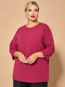 Джемпер 0202-1 фуксия - Dora фото 53