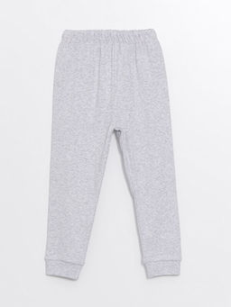 Beli lastikli Basic Erkek Bebek Pijama Alt
