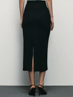 Юбки миди из фактурной ткани / Zarina  фото 4