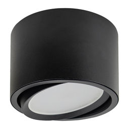 Светильник потолочный 12W, 230V, GX53, черный, HL361