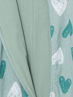 Bisiklet Yaka Uzun Kollu Bask?l? K?z Bebek Tulum - Waikiki фото 2