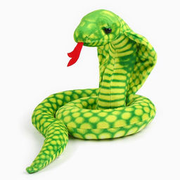 Мягкая игрушка Змея. Кобра, 55 см, цвет зелёный - Simaland фото 7