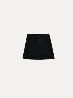 CONTE CON-822 Юбка джинсовая женская washed black - Conte elegant фото 8