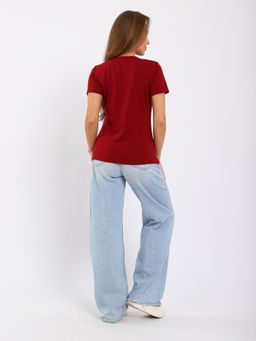 Футболка женская 6-203ж (бордо)