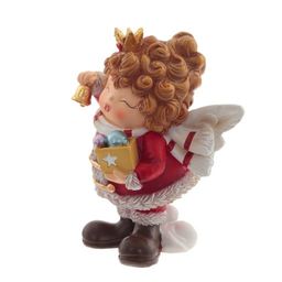 Фигурка декоративная "Ангелочек", L7,5 W6,5 H9,5 см, 4в.