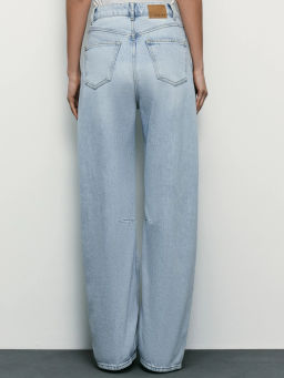 Джинсы barrel с высокой посадкой / Zarina  фото 5