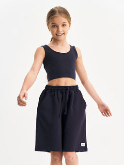 Темно-серый топ для девочки - Kogankids фото 11