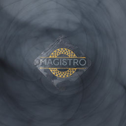 Тарелка Magistro Вирпул, d=32 см, стекло, голубая  фото 5