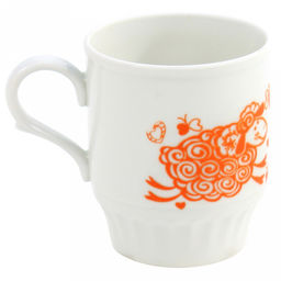 Кружка детская фарфоровая 210мл, форма Русское поле, с ручкой, шелкотрафаретная печать, деколи в ассортименте (Россия) - Домашняя мода фото 13