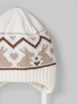 Шапка из смесовой шерсти Мокко 0+ - Bungly фото 3